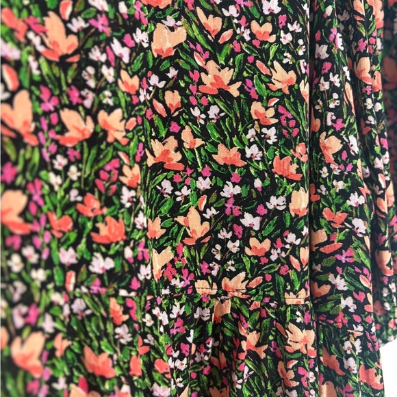 Como Blu Floral Off‎ the Shoulder Summer Top Half Sleeve Shirt Plus Size 2X - Picture 2 of 7